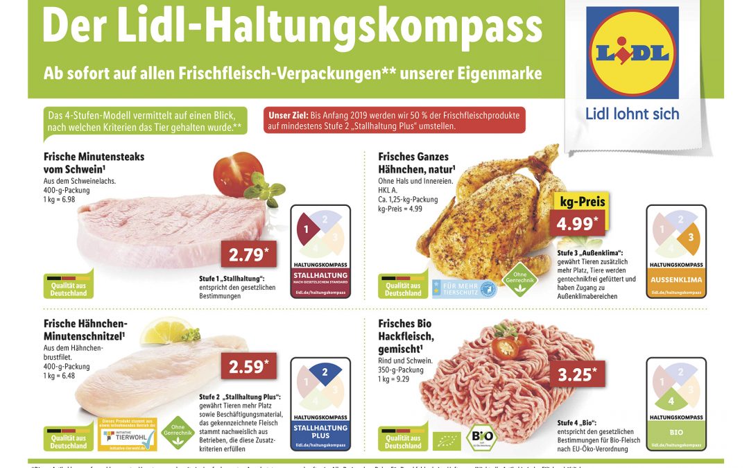 Lidl lanserer dyrevelferdsmerking